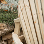 Premium Double Adirondack Garden Bench For Ultimate Relaxation | Natural