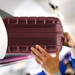 40x20x25cm Cabin Carry-on Suitcase - Lightweight, Durable, 4-wheel Luggage - 100+ Airlines Approved | Cabin | Burgundy