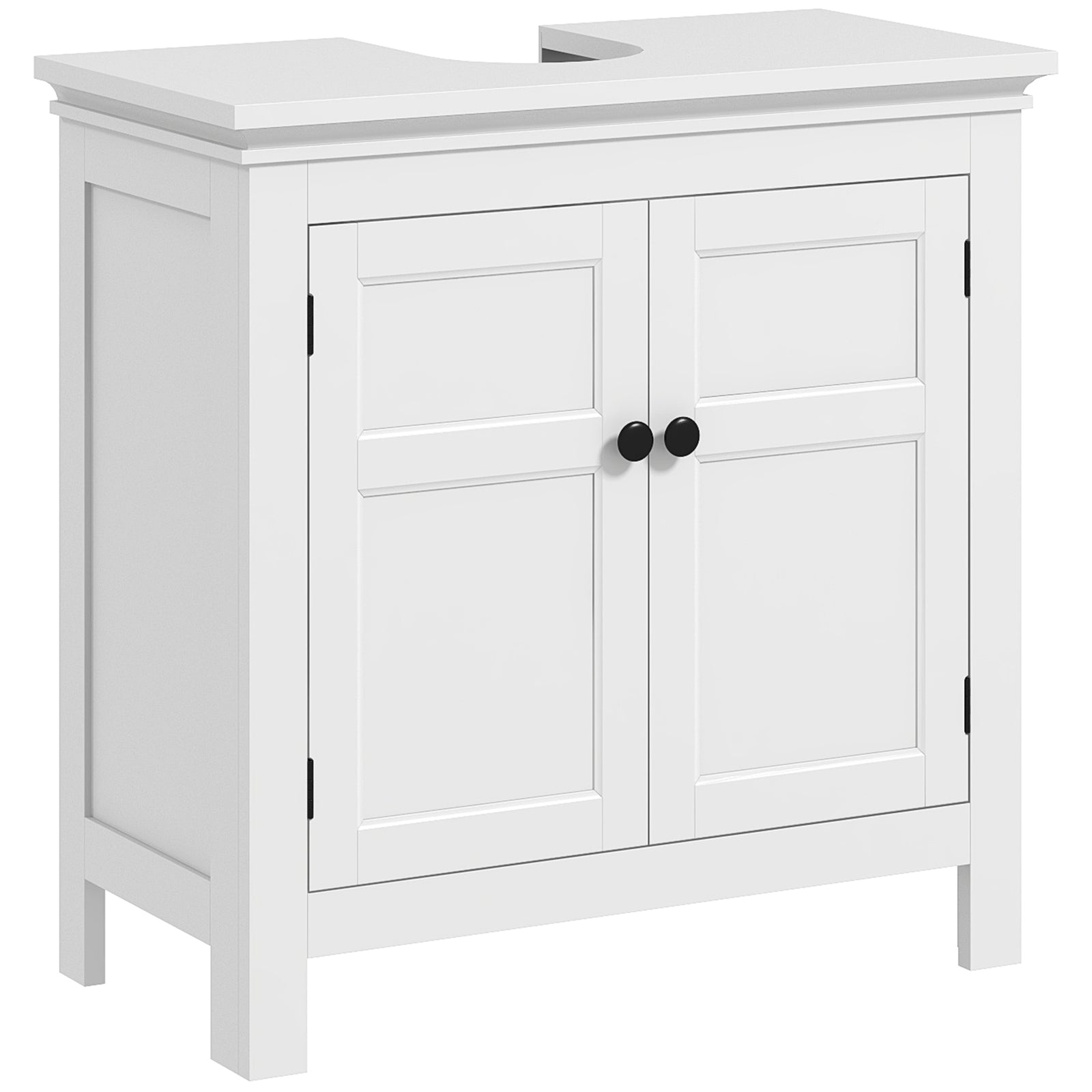 2-tier Bathroom Sink Cabinet, White