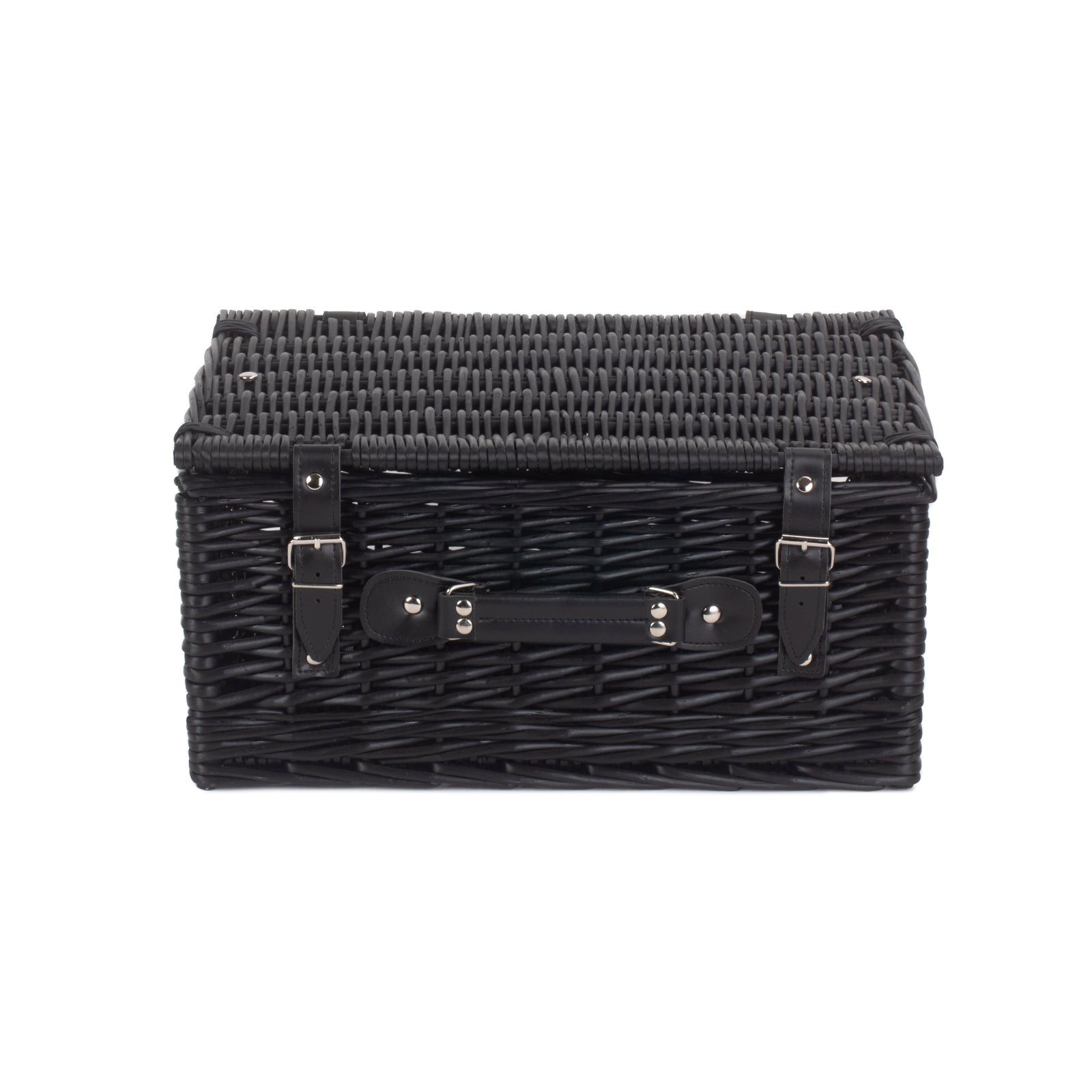 Wicker 40cm Black Hamper | Brown