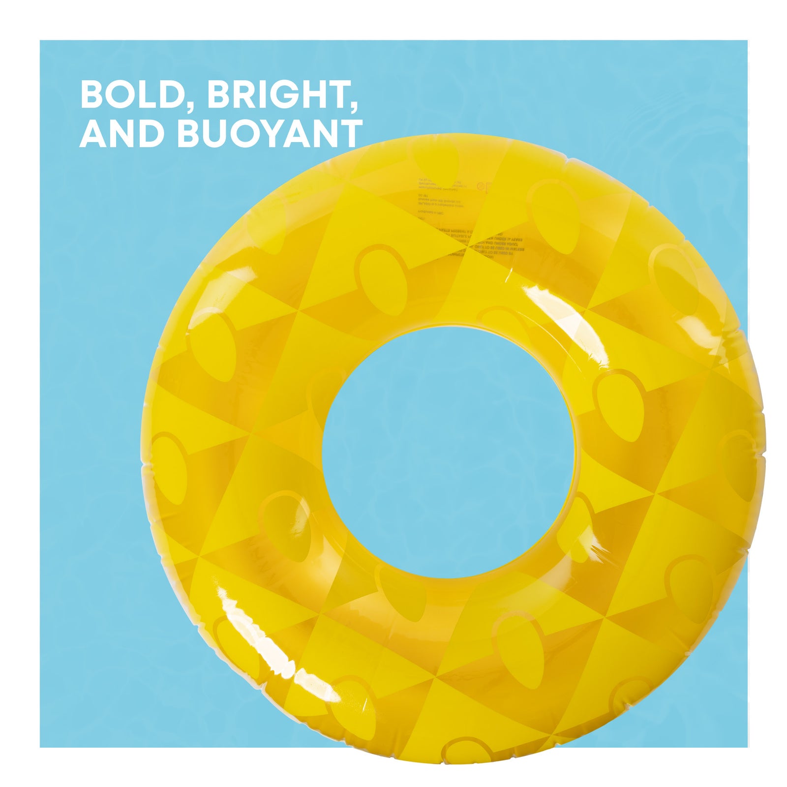Inflatable Pineapple Swim Ring 90cm | One Size | Pineapple
