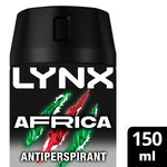 Africa Antiperspirant Aerosol Deodorant Spray 48h Sweat Protection, 150ml | Set of 24