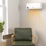 1000w/2000w Wall Downflow Heater 10-49 Degree Temperature | One Size | White