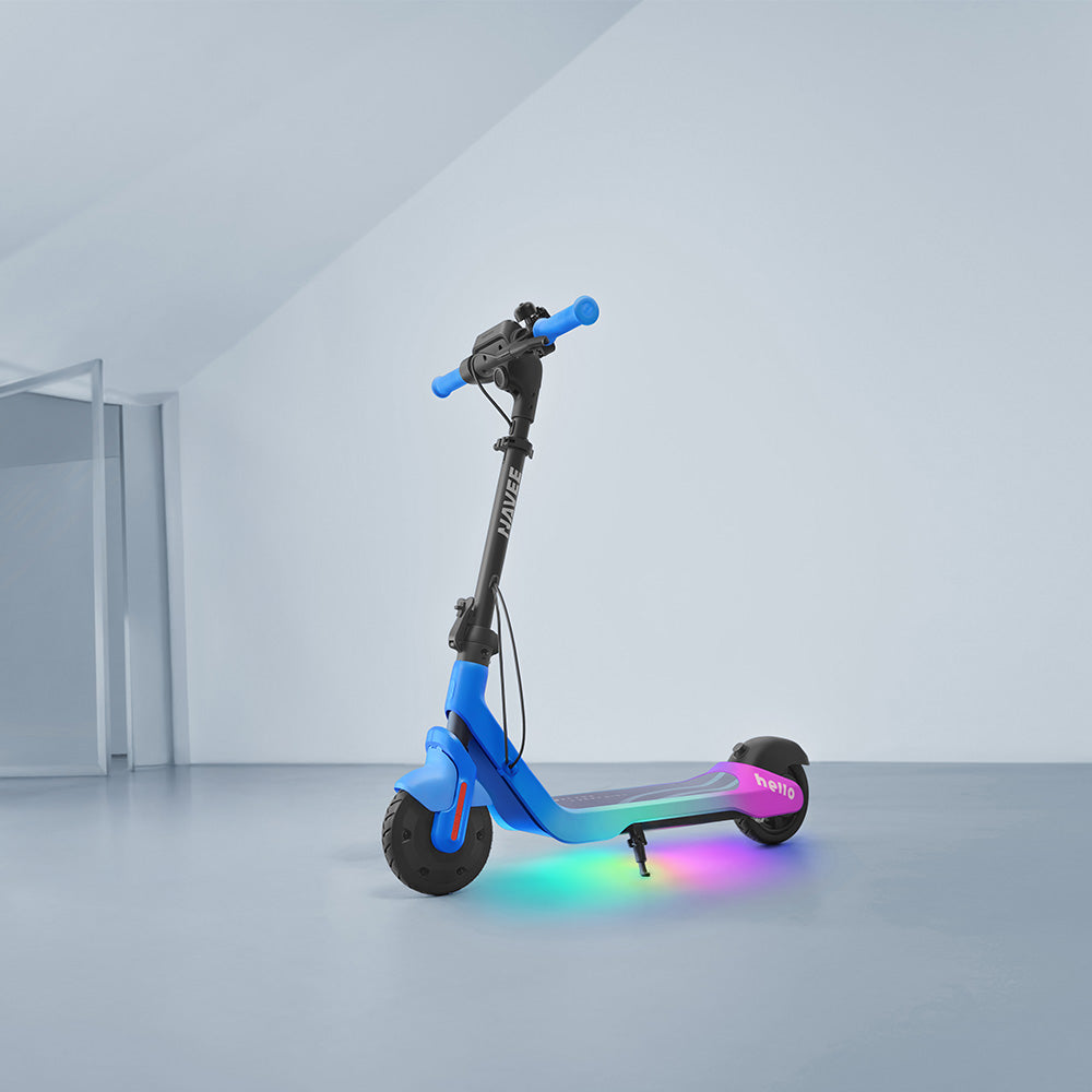 Navee K100 Max Kids E-scooter, Foldable, Bluetooth Speaker And Ambient Light, 10mph