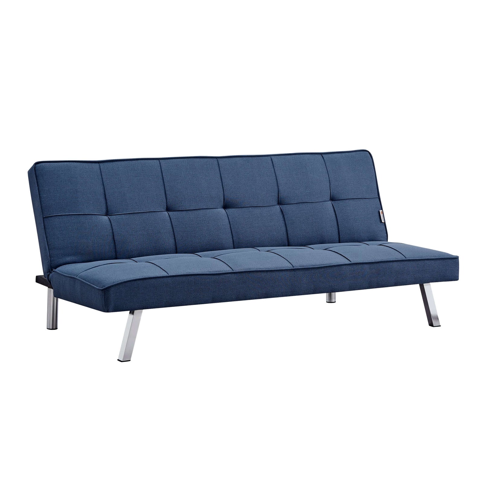 Click Clack Linen Blend Sofa Bed - 3 Seater | Blue