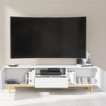 Diamond Luxe Tv Unit 180cm - Deco | White