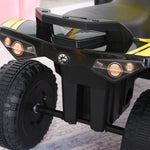 No Power Quad Toddler Ride On Car Foot-to-floor Sliding | Yellow