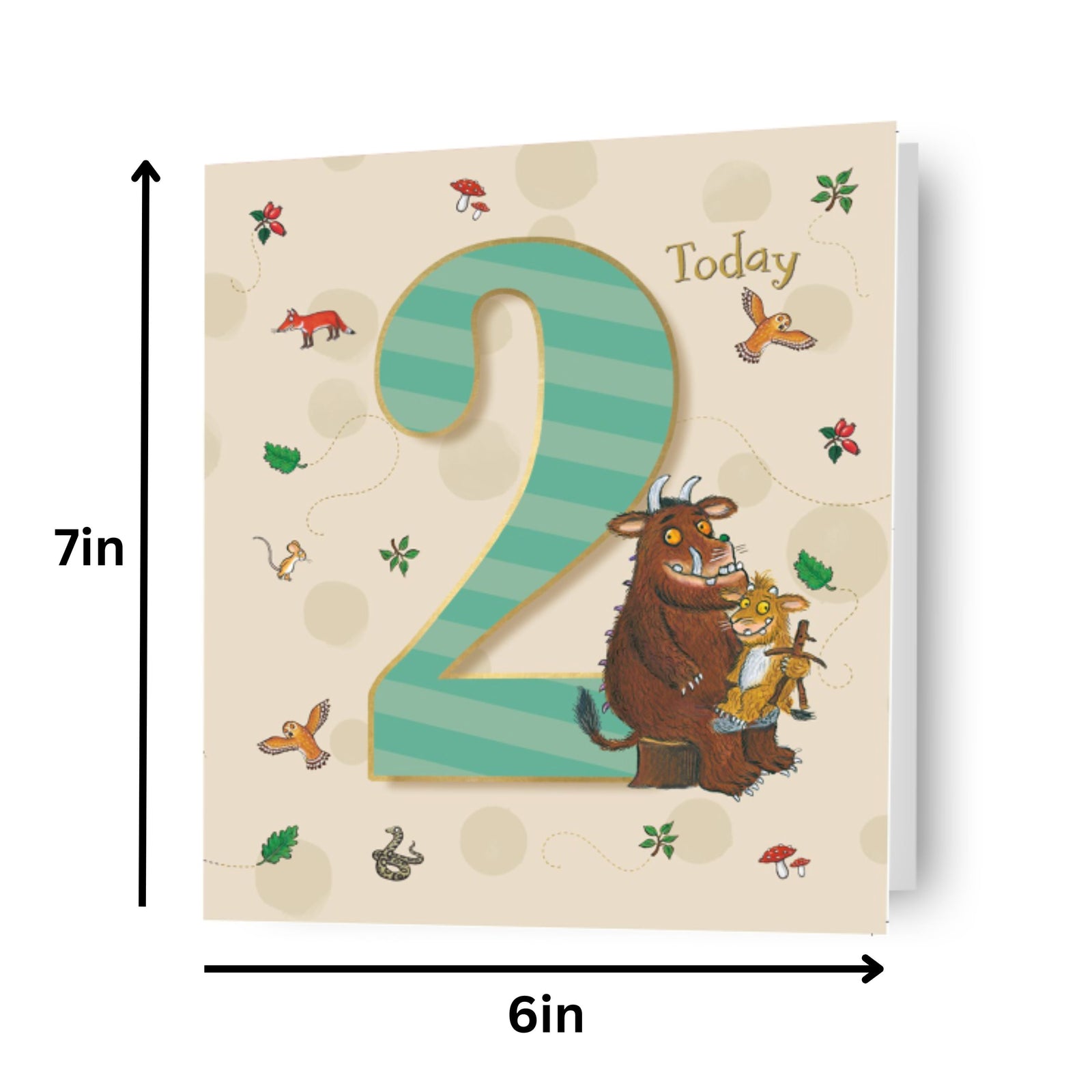 Age 2 Birthday Card Official Product
