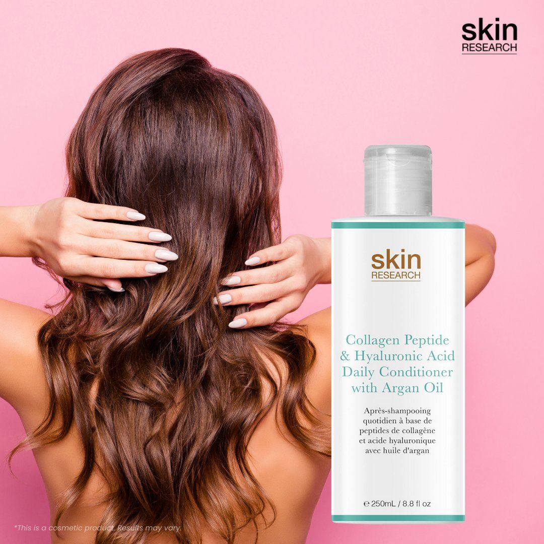 Collagen Peptide & Hyaluronic Acid Daily Conditioner With Argan Oil 250ml For Firmness And Elasticity