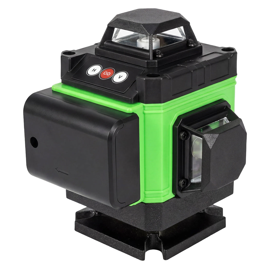 16 Line Laser Level 4d Green Cross Line Self Leveling Rotary Measure | Green