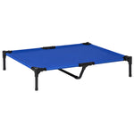 Pawhut Elevated Pet Bed With Metal Frame And Oxford Fabric With Dogs And Cats L
