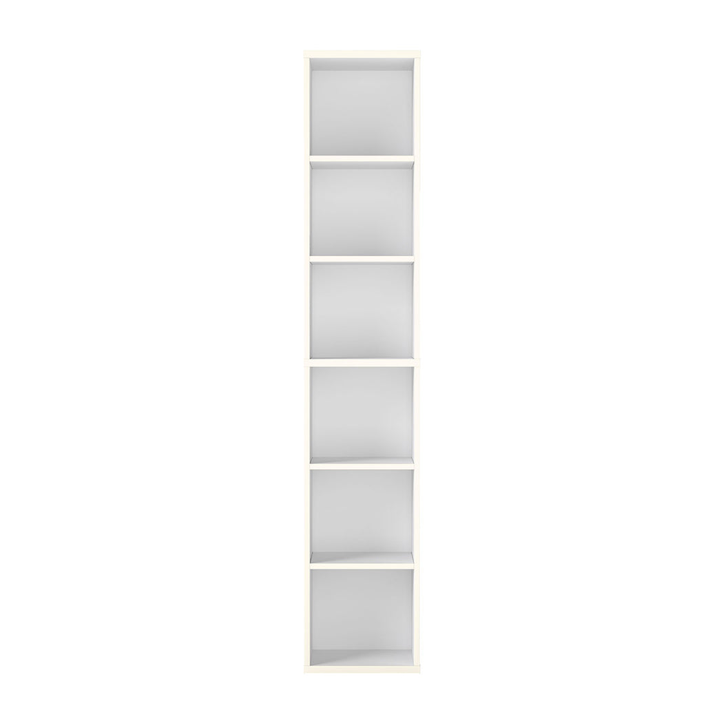 Bookcases Book Shelf Shelving Storage Unit Slim Wood Office Home | White