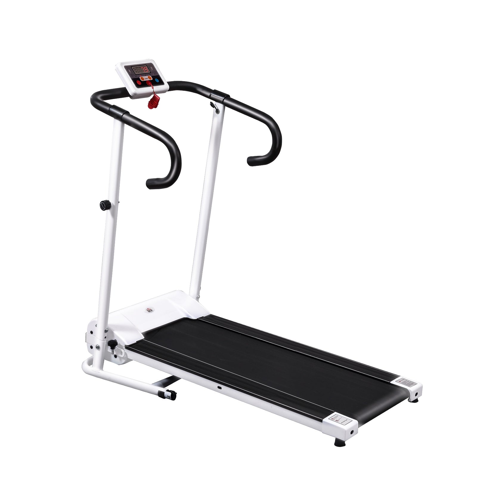 1-10km/h Folding Treadmill Home Running Fitness Machine | White