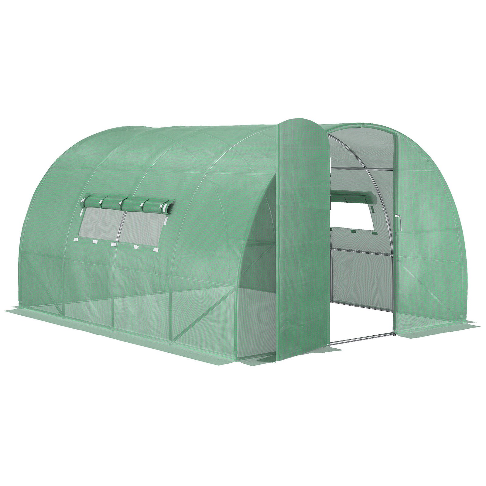 Reinforced Polytunnel Greenhouse 4x3m