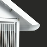 Metal Bird Cage Feeder, For Small And Medium Bird - White