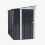 Breeins 4x9 Ft Pent Roof Garden Tool Shed Outdoor Patio Storage House