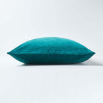 Set Of 2 Velvet Cushion Covers | 40cm x 40cm | Teal Green