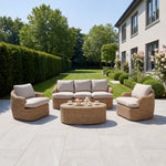 Bellora Outdoor or Conservatory Lounge Conversation Set | Cream