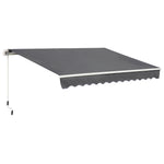 4x2.5m Retractable Manual Awning, Crank Handle