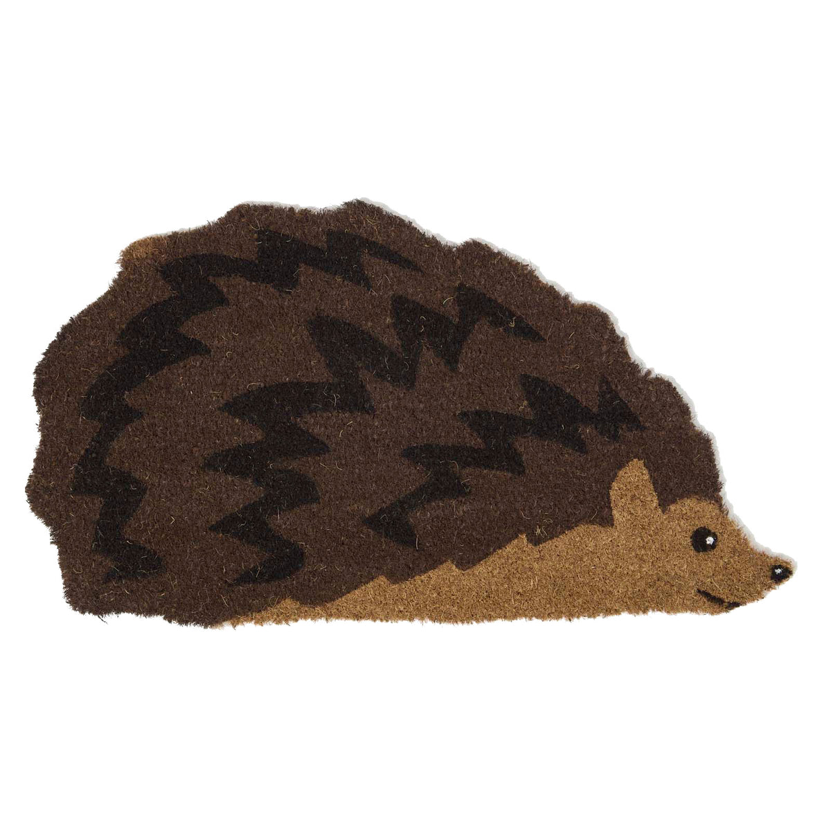 HOMESCAPES Coir Doormat Hedgehog, 41 X 75 Cm
