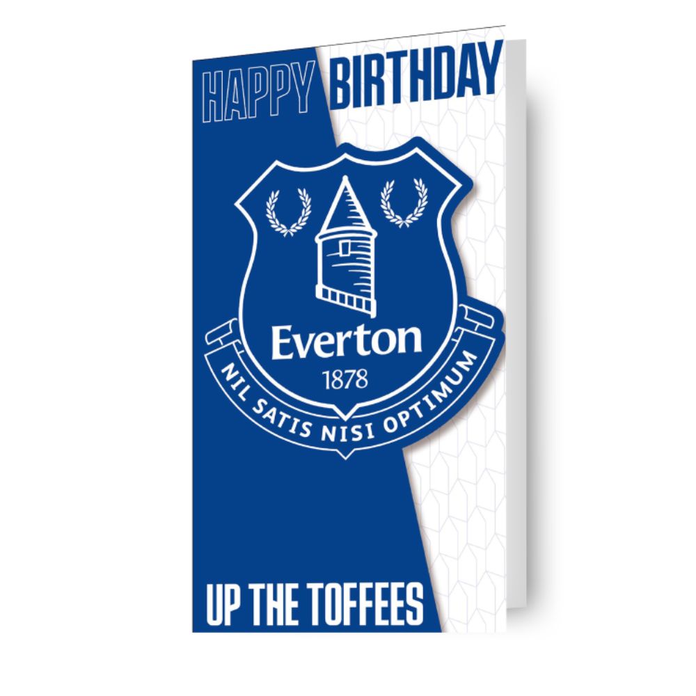 Up The Toffees' Birthday Card Official Product