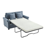 Ramy Corduroy Sofa Bed 2 Seater | Blue