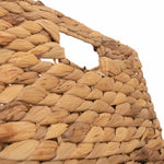 Water Hyacinth Square Storage Basket | Small | Brown