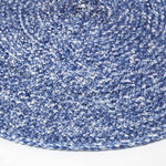 Handwoven Round Placemats Set Of 4 | 40cm | Blue