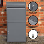Anti-theft Parcel Post Box Xl | Grey