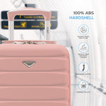 45x36x20cm Cabin Carry On Luggage with Medium Case and Large Size Check-in Hold Suitcase | Cabin | Rose