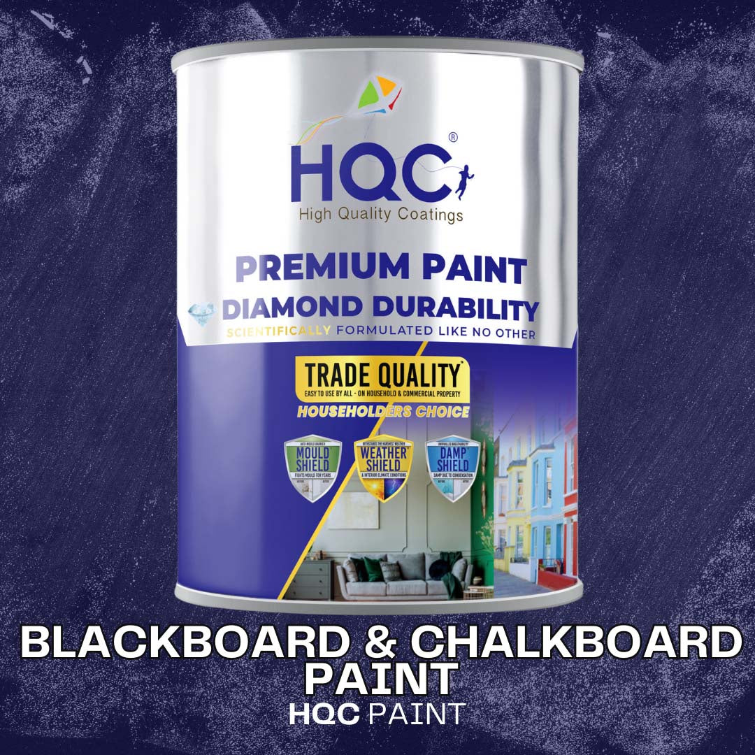 HQC Paint Blackboard & Chalkboard Paint - Easy Clean, Writable & Erasable Surface