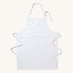Plain White Cotton Apron