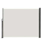 Outdoor Retractable Privacy Side Awning | Large | Beige