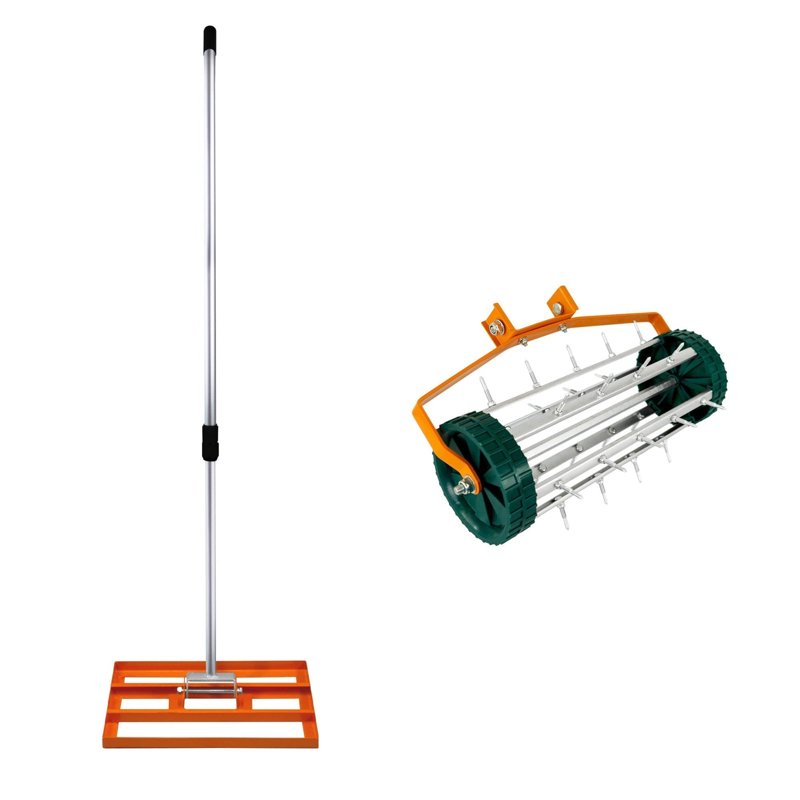 50cm Lawn Leveller & Aerator | Orange