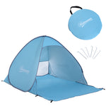 2-3 Person Pop Up Tent Camping Tent Sun Shade Shelter | Blue