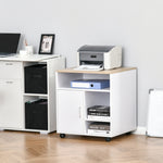 Multi-storage Printer Unit Office Organisation 5 Compartment | One Size | Natura