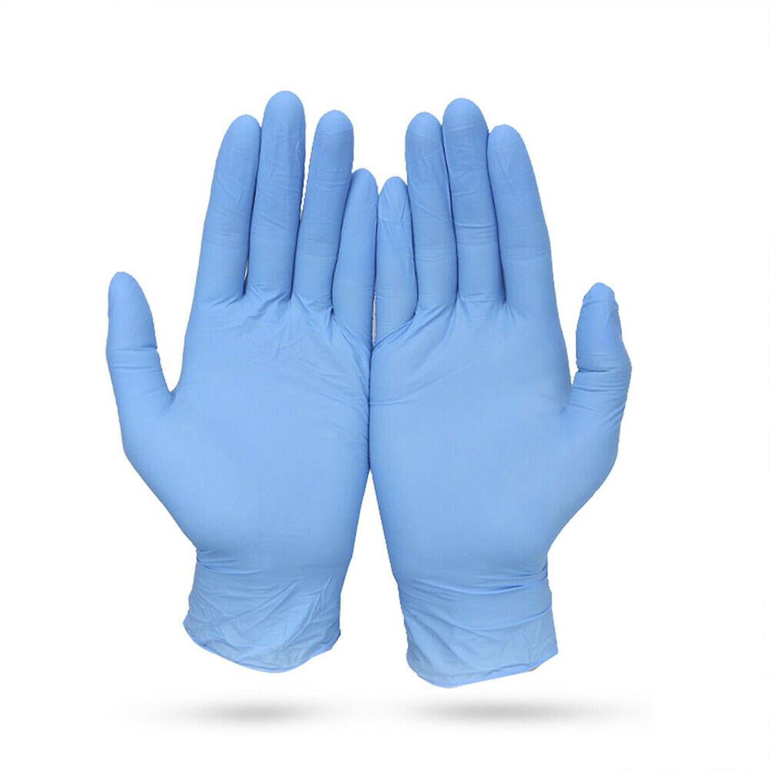 Vinyl Gloves Small S Blue Disposable Powder Free Medical Grade Surgical 100 Pack