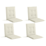Outdoor Dining Chair Cushions | White