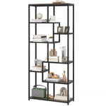 HOMCOM Industrial Bookcase 7-tier Bookshelf Shelving Unit