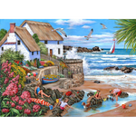 Seaspray Cottages - 1000 Piece Jigsaw Puzzle For Adults