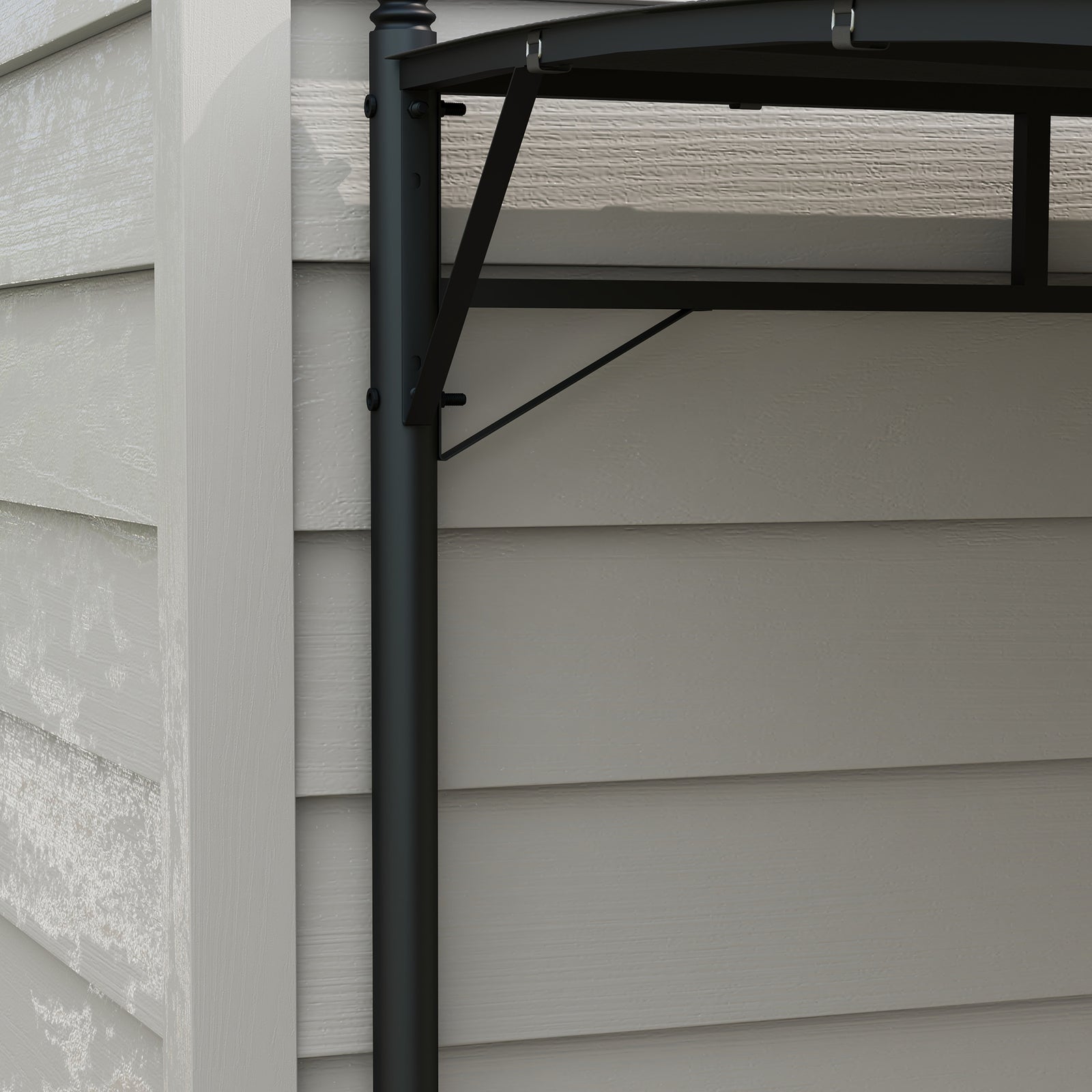Outsunny Metal Pergola Outdoor Gazebo Uv-resistant Sun Shade Shelter