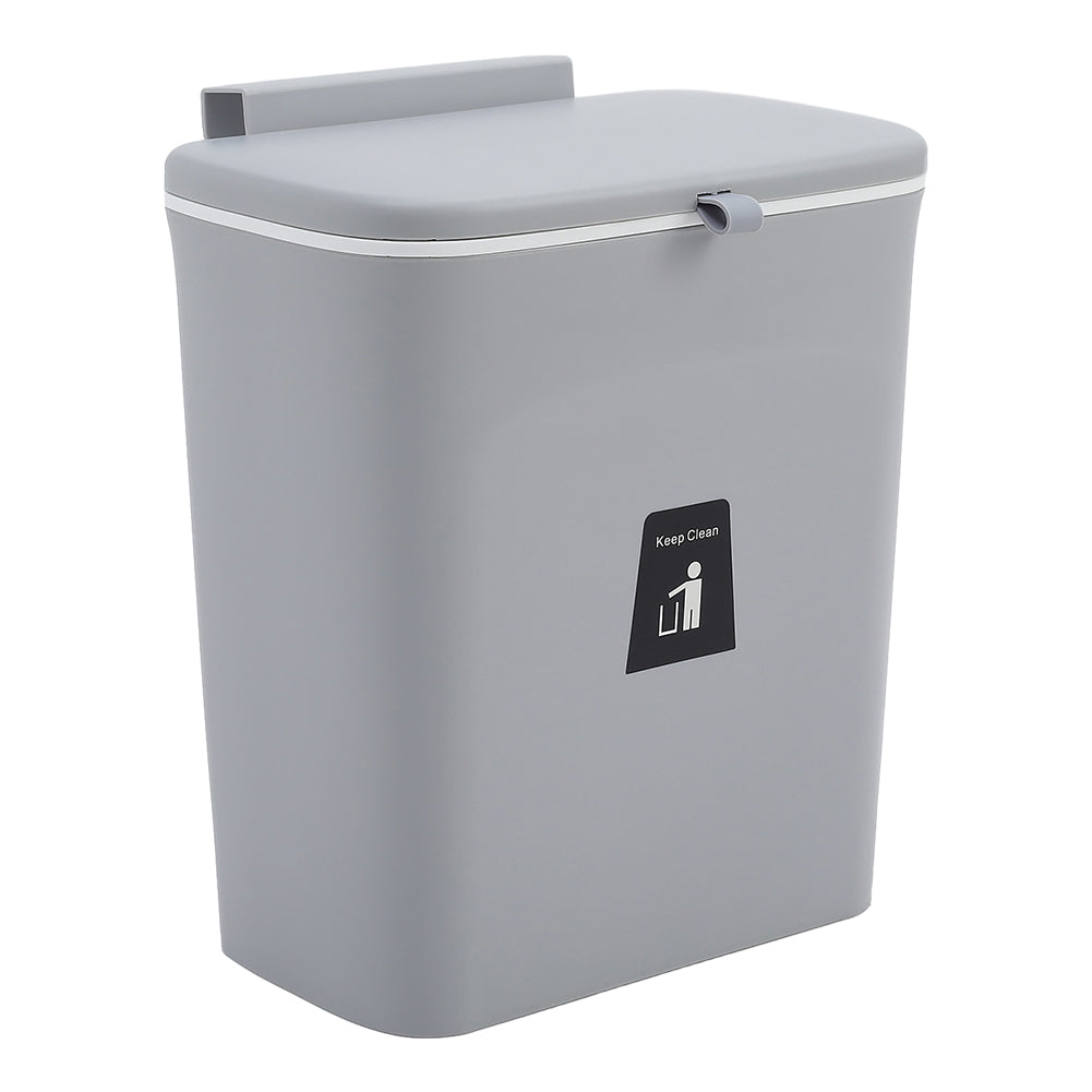 Kitchen Compost Bin Hanging Trash Can | Grey