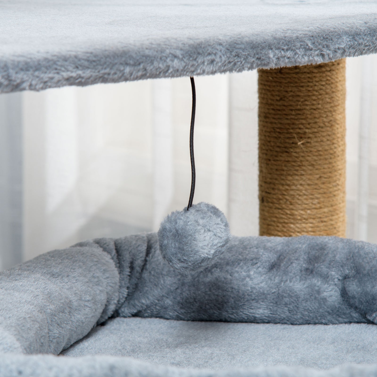 Cat Tree Tower W/ Scratching Posts Pad Condo Perch Bed Ball Kitten Toy