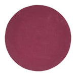 Handmade Woven Braided Oval Rug | 120cm | Plum