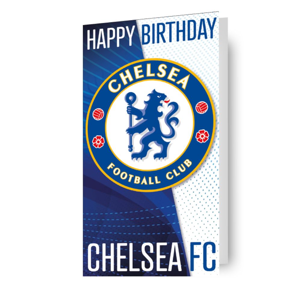 Chelsea FC Crest Birthday Card Official Product