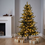 Breeins 6ft/180cm Sectional Artificial Christmas Tree Festive Decor With Lighting