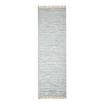 Leather Glitter Rug | 200cm | Silver