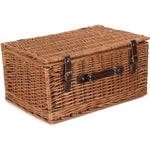 Wicker Double Steamed 51cm Picnic Basket | Brown