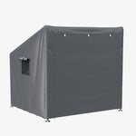 6 X 5ft Outdoor Garden Storage Shelter Bike Tent With Roll-up Zipper Door | Dark Grey
