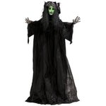 HOMCOM 67" Animated Pop-up Ghost With Werewolf Mask, Light Up Animated Prop